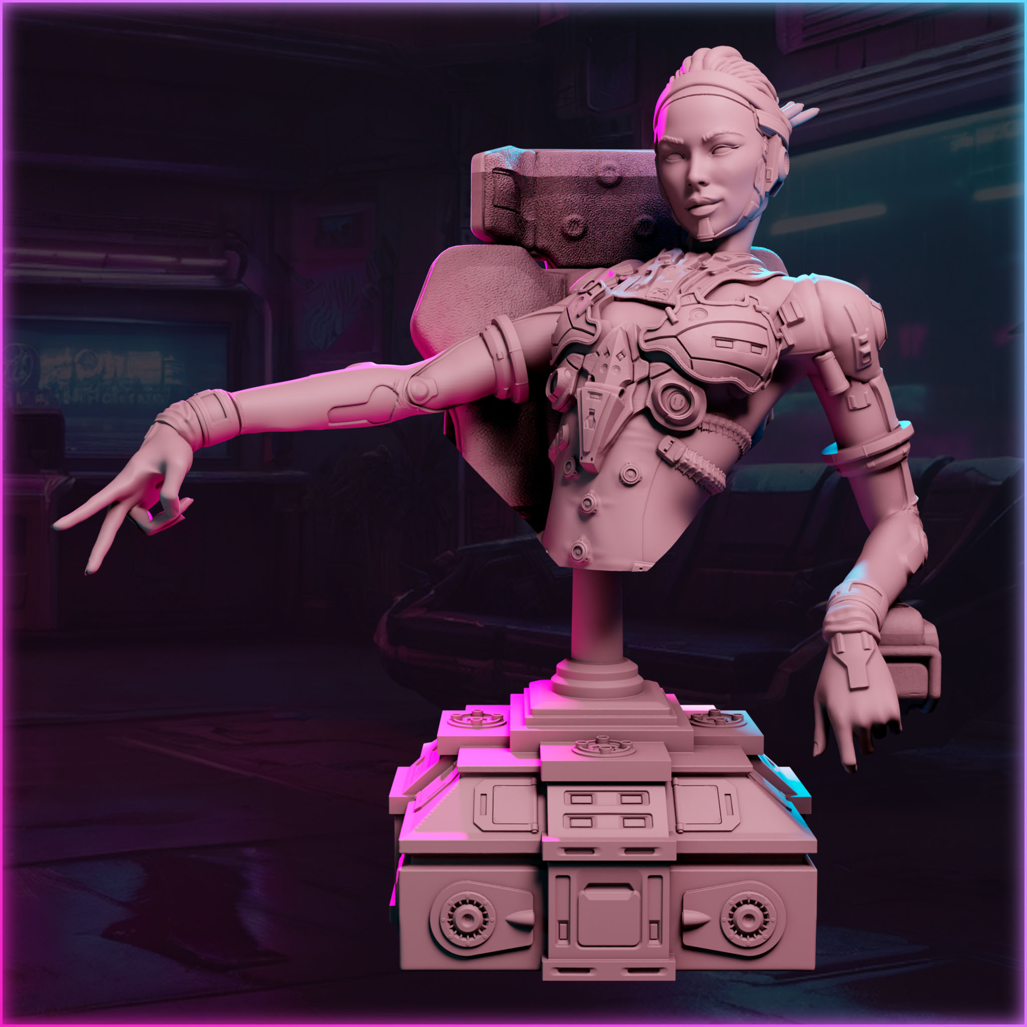 Omega Cabler bust from Ladies of 2133